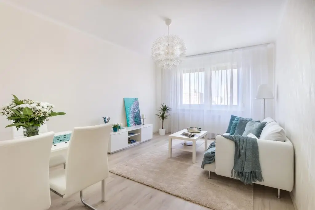 rozmiar dywanu w salonie