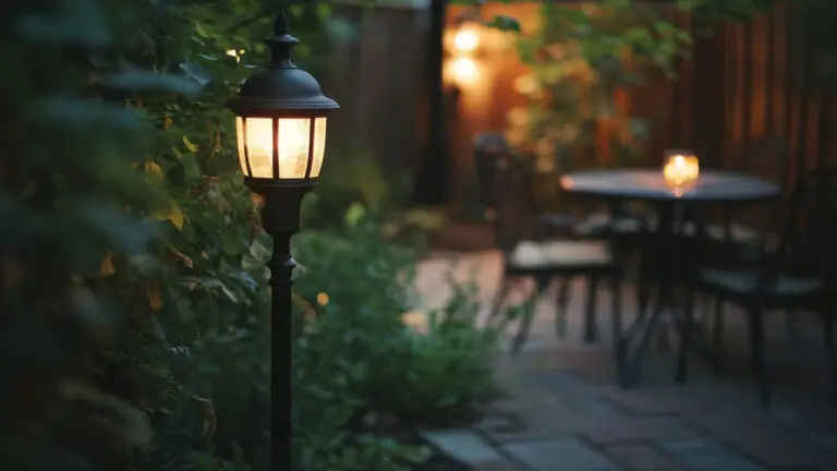 Rodzaje lamp na taras np. słupka