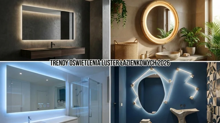 nowoczesne trendy w oświetleniu lustra 
